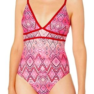 NWT Pink one piece swimsuit